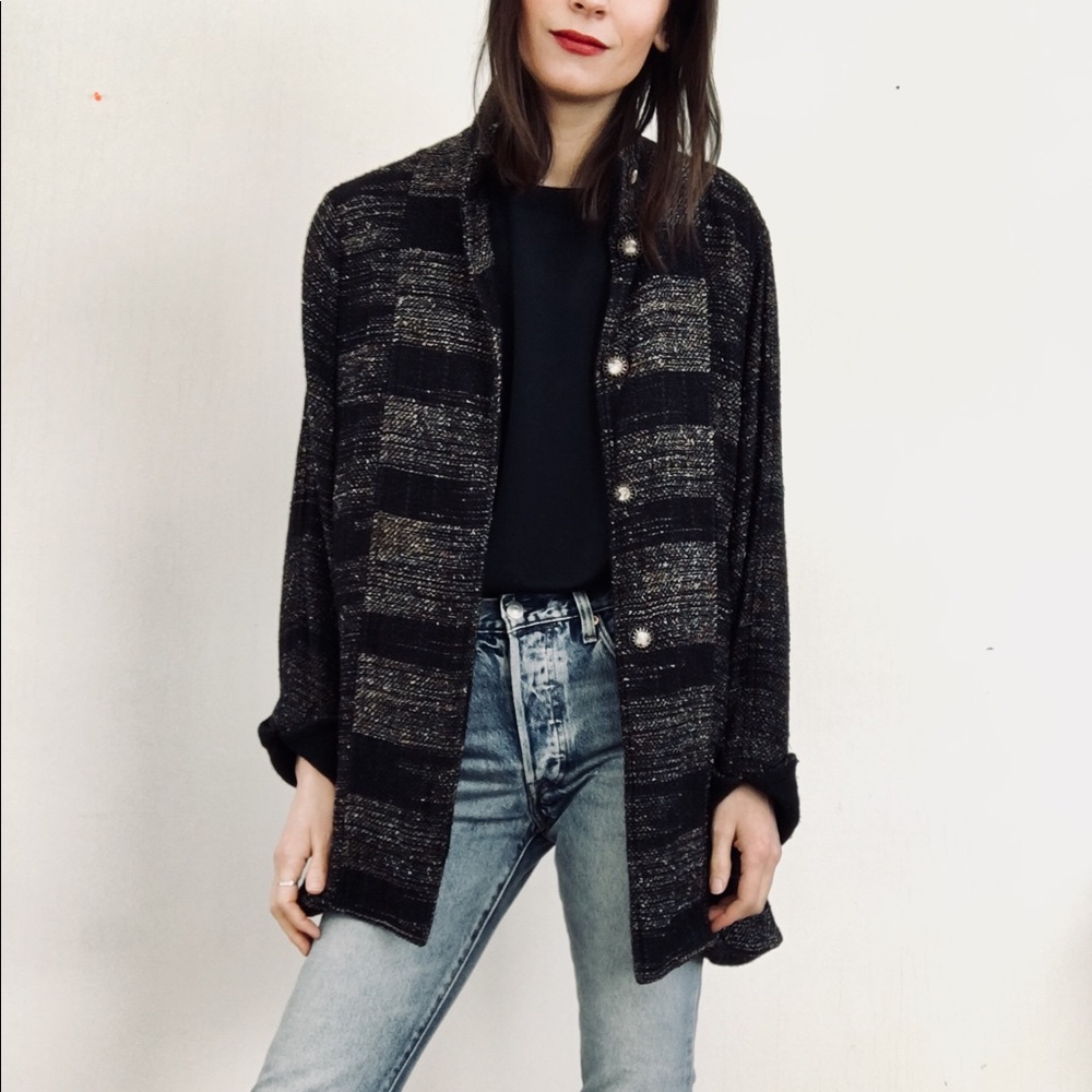 Artisanal handwoven jacket